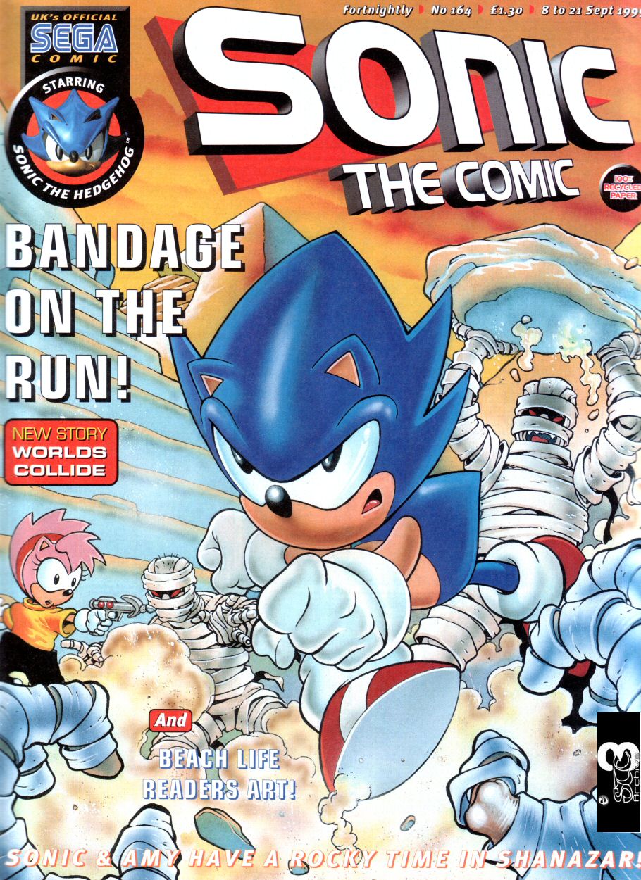 Sonic - The Comic Issue No. 164 Cover Page